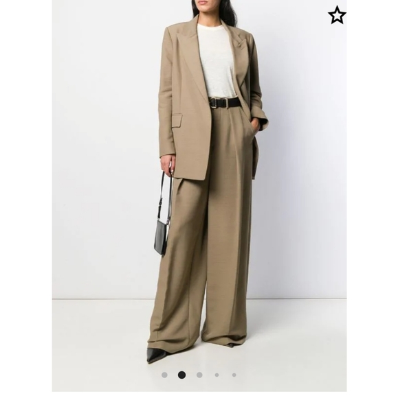 Alexandre Mattiussi aMi palazzo wide Fit pants in Red sample . Size 8 - Picture 9 of 10